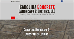 Desktop Screenshot of ccconcretenc.com